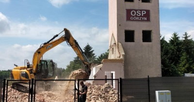 Budowa nowej remizy w Górzynie w szybkim tempie