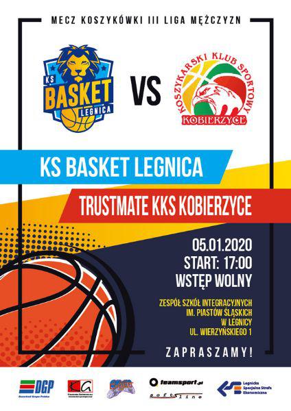 Basket Legnica w grze o play offy. W niedzielę gramy z Kobierzycami!