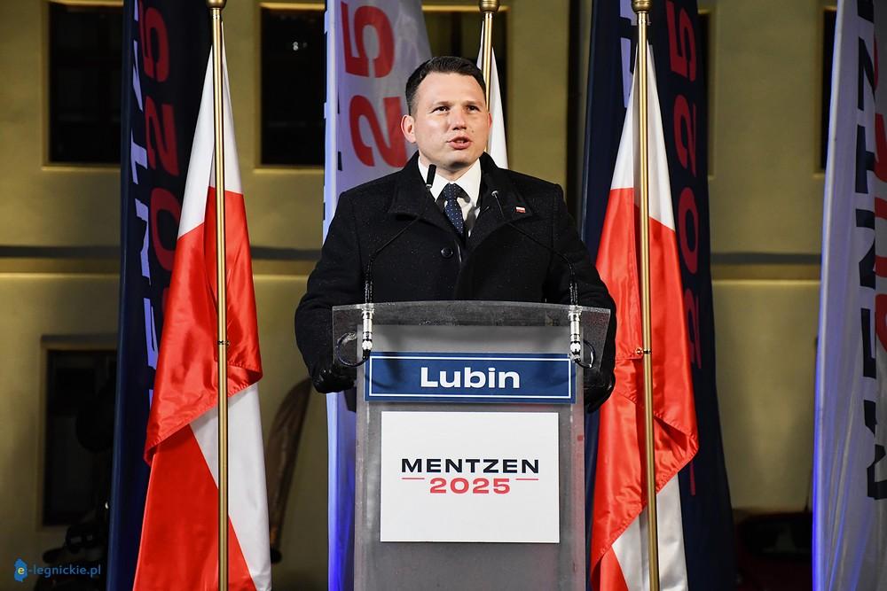 Lubin punktem na trasie wyborczej Mentzena (FOTO)