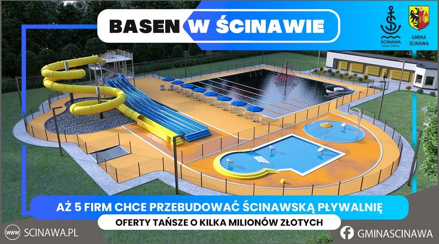 5 firm chce przebudować basen letni w Ścinawie